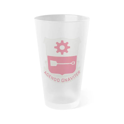 577 Engineer Battalion (U.S. Army) Frosted Pint Glass 16oz Default Title - Go Mug Yourself