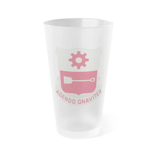 577 Engineer Battalion (U.S. Army) Frosted Pint Glass 16oz Default Title - Go Mug Yourself