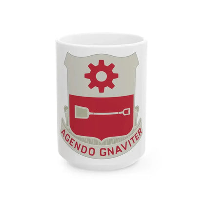 577 Engineer Battalion (U.S. Army) White Coffee Mug 15oz - Go Mug Yourself