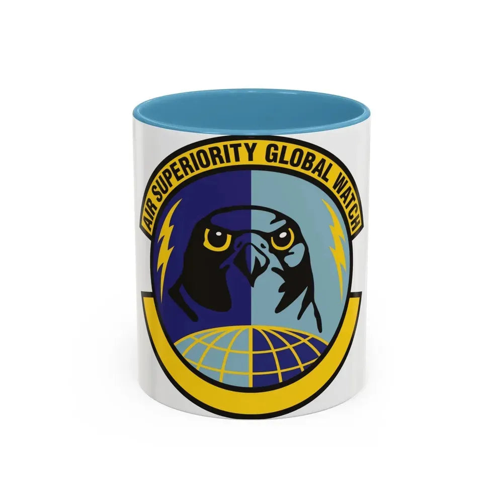 577 Software Engineering Squadron AFMC (U.S. Air Force) Accent Coffee Mug 11oz Light Blue - Go Mug Yourself
