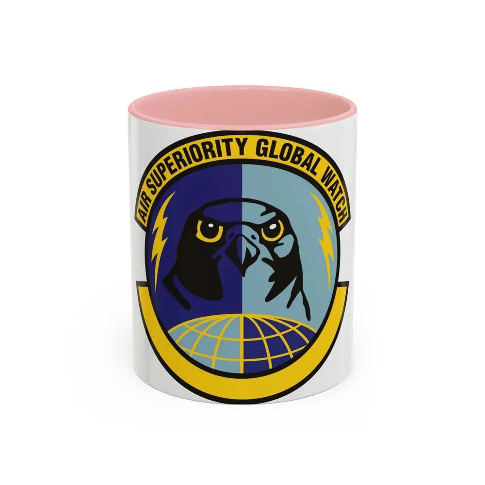 577 Software Engineering Squadron AFMC (U.S. Air Force) Accent Coffee Mug 11oz Pink - Go Mug Yourself
