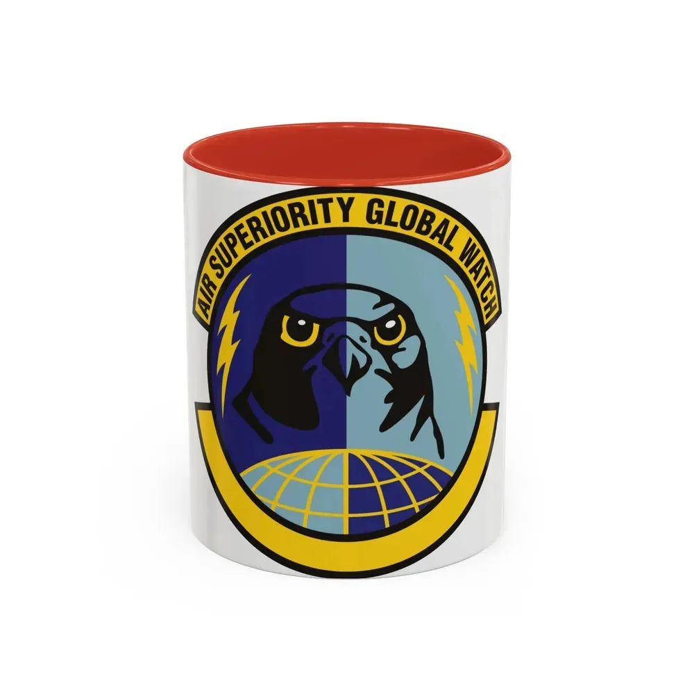 577 Software Engineering Squadron AFMC (U.S. Air Force) Accent Coffee Mug 11oz Red - Go Mug Yourself