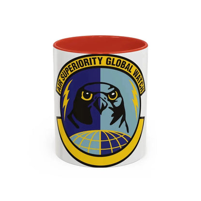 577 Software Engineering Squadron AFMC (U.S. Air Force) Accent Coffee Mug 11oz Red - Go Mug Yourself