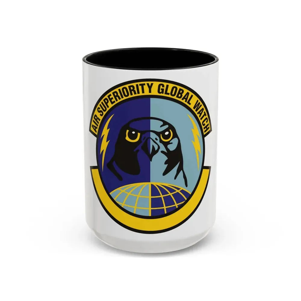 577 Software Engineering Squadron AFMC (U.S. Air Force) Accent Coffee Mug 15oz Black - Go Mug Yourself