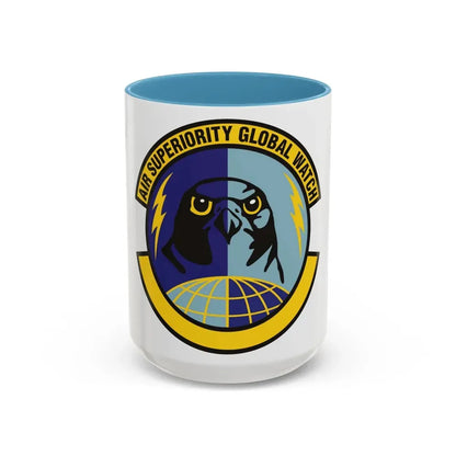 577 Software Engineering Squadron AFMC (U.S. Air Force) Accent Coffee Mug 15oz Light Blue - Go Mug Yourself