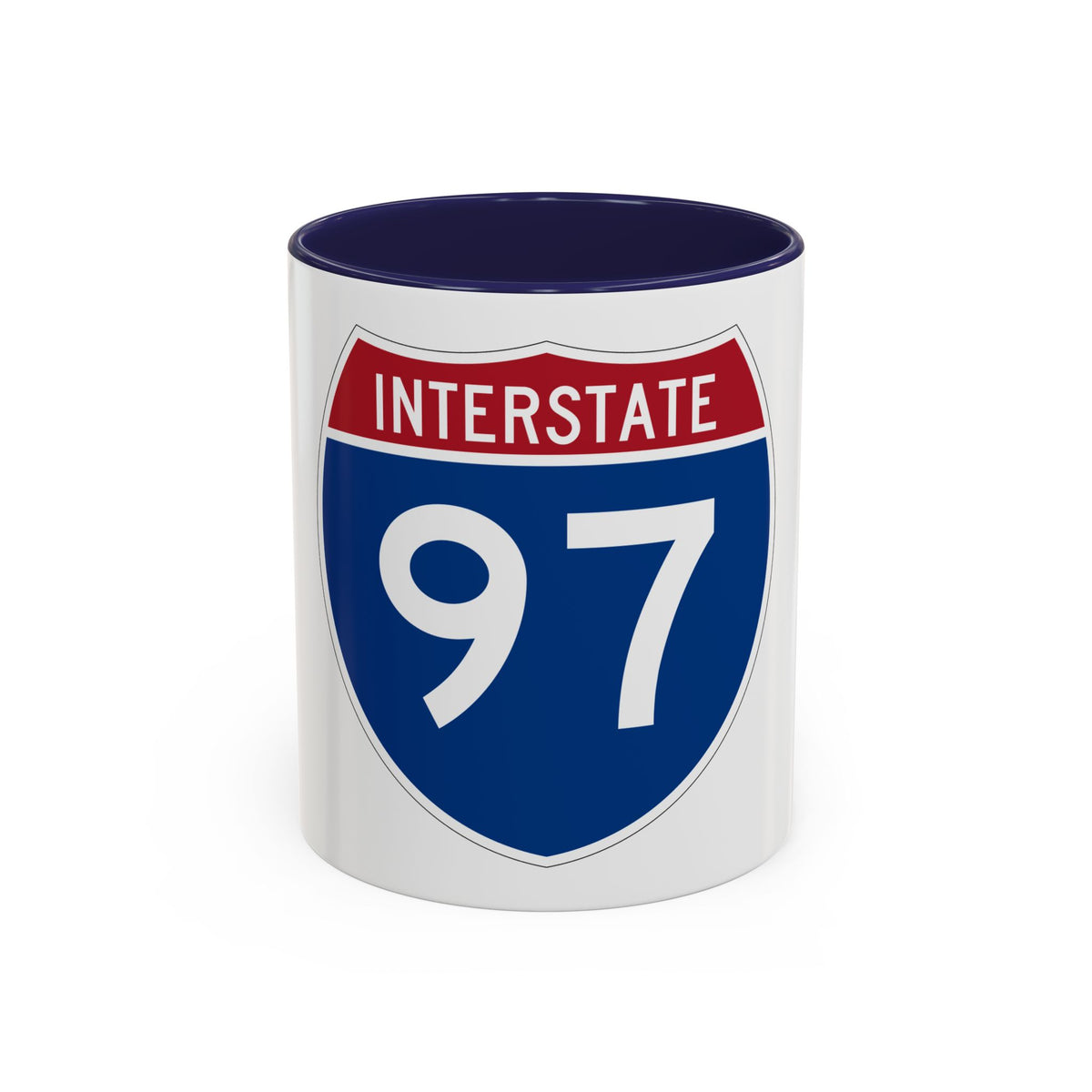 Interstate 97 (U.S. Highways) Accent Coffee Mug