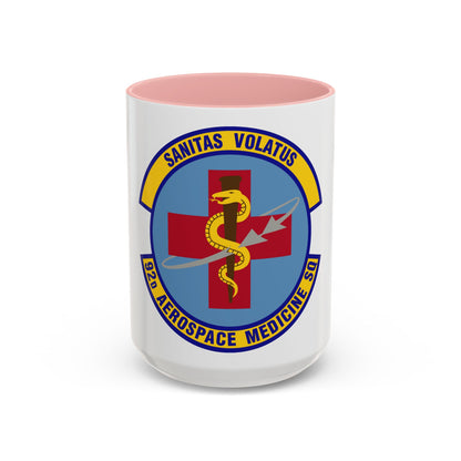 92d Aerospace Medicine Squadron (U.S. Air Force) Accent Coffee Mug