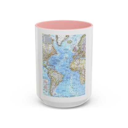 Atlantic Ocean (1968) (Map) Accent Coffee Mug