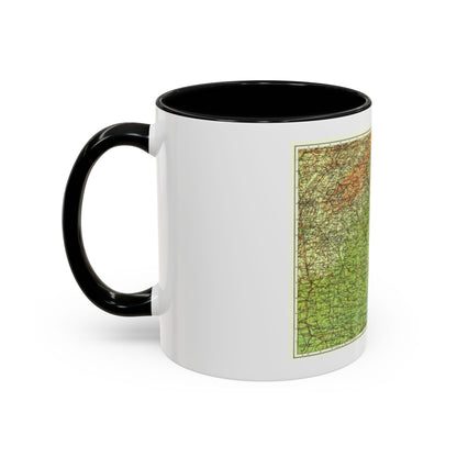 USA - Southeastern (1926) (Map) Accent Coffee Mug
