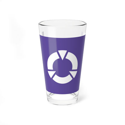 Flag of Ryūgasaki Ibaraki (Japan) Pint Glass 16oz