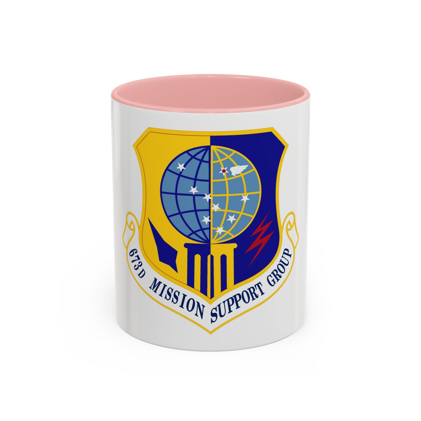 673 Mission Support Group PACAF (U.S. Air Force) Accent Coffee Mug
