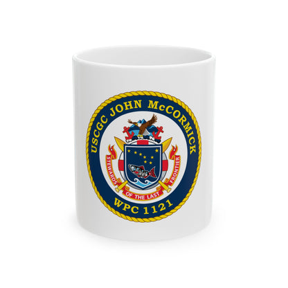 USS John McCormick WPC 1121 (U.S. Coast Guard) White Coffee Mug
