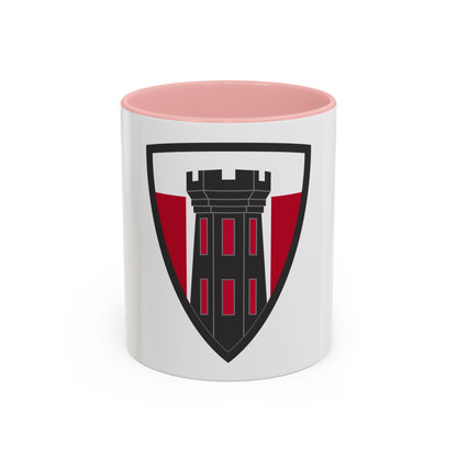 176 Engineer Brigade (U.S. Army) Accent Coffee Mug