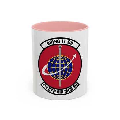 4th Expeditionary Air Mobility Squadron (U.S. Air Force) Accent Coffee Mug