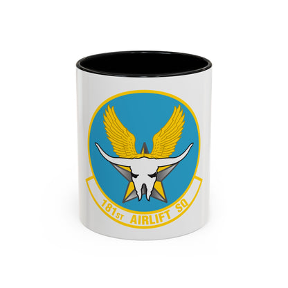 181 Airlift Squadron (U.S. Air Force) Accent Coffee Mug