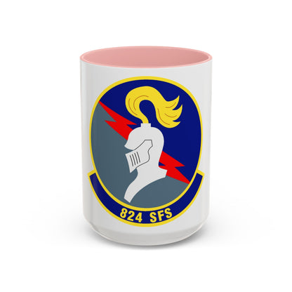 824th Security Forces Squadron (U.S. Air Force) Accent Coffee Mug