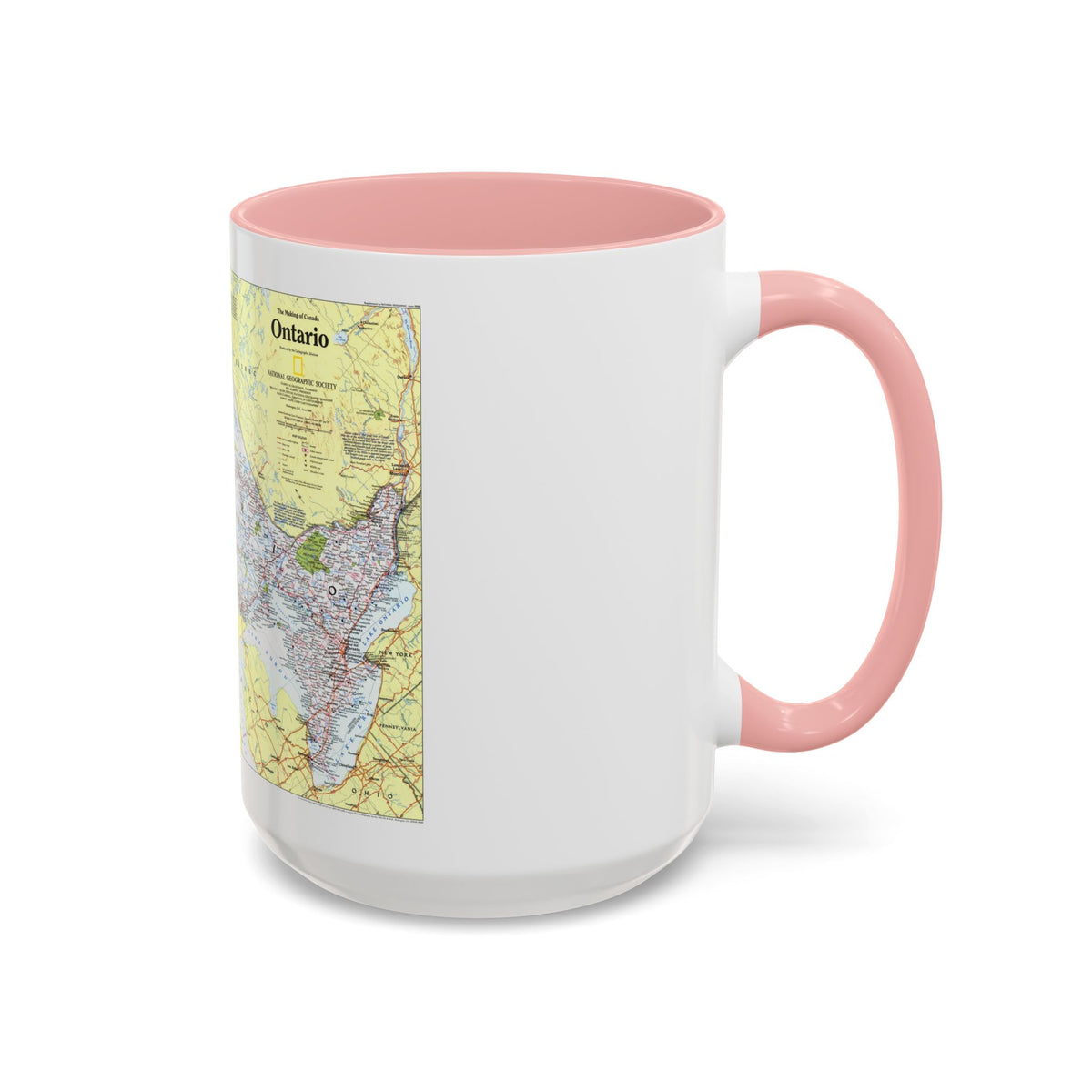 Canada - Ontario 1 (1996 (Map) Accent Coffee Mug