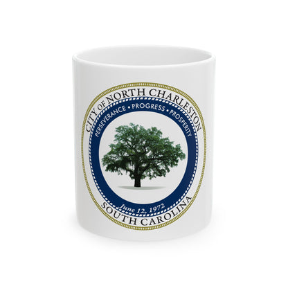 Seal of North Charleston South Carolina - White Coffee Mug