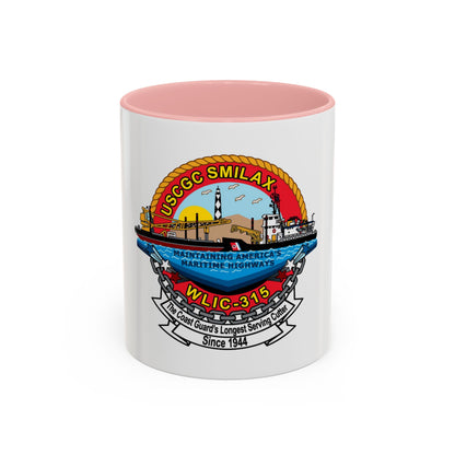 CGC Smilax WLIC   315 (U.S. Coast Guard) Accent Coffee Mug