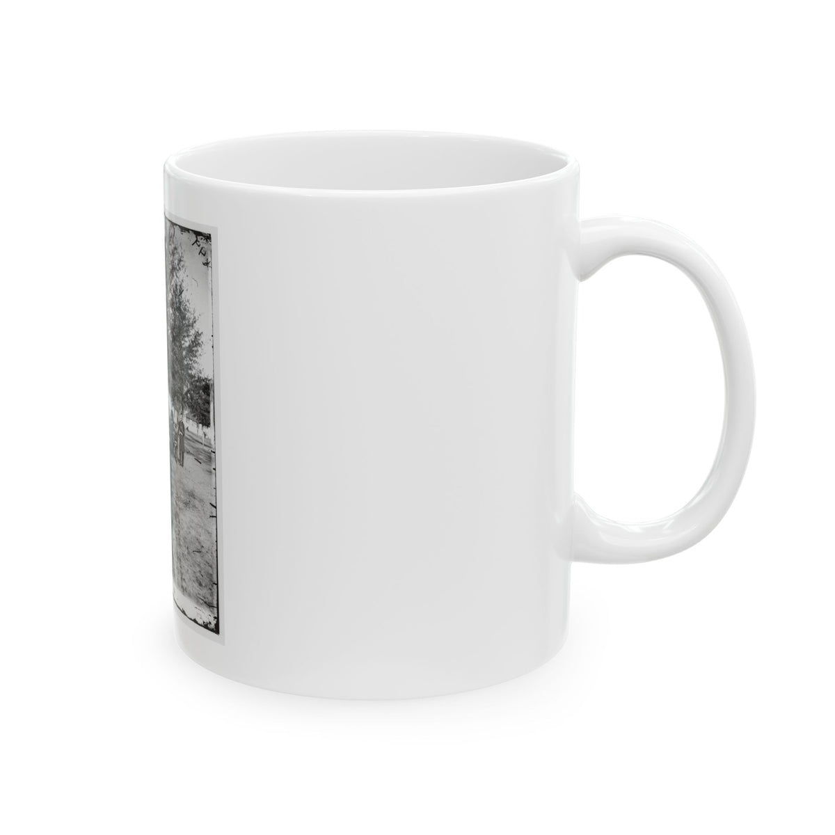 Band Group Seated Behind Their Instruments(2) (U.S. Civil War) White Coffee Mug