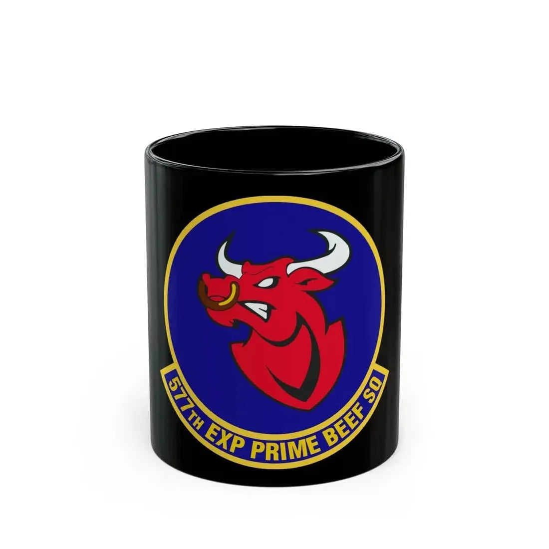 577th Expeditionary Prime Base Emergency Engineer Force Squadron (U.S. Air Force) Black Coffee Mug 11oz - Go Mug Yourself