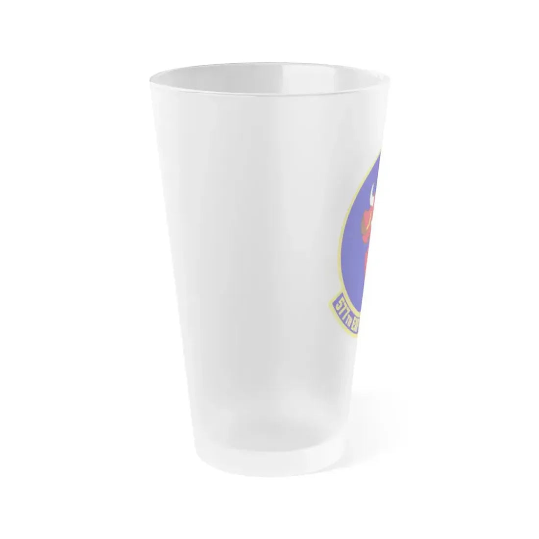577th Expeditionary Prime Base Emergency Engineer Force Squadron (U.S. Air Force) Frosted Pint Glass 16oz - Go Mug Yourself