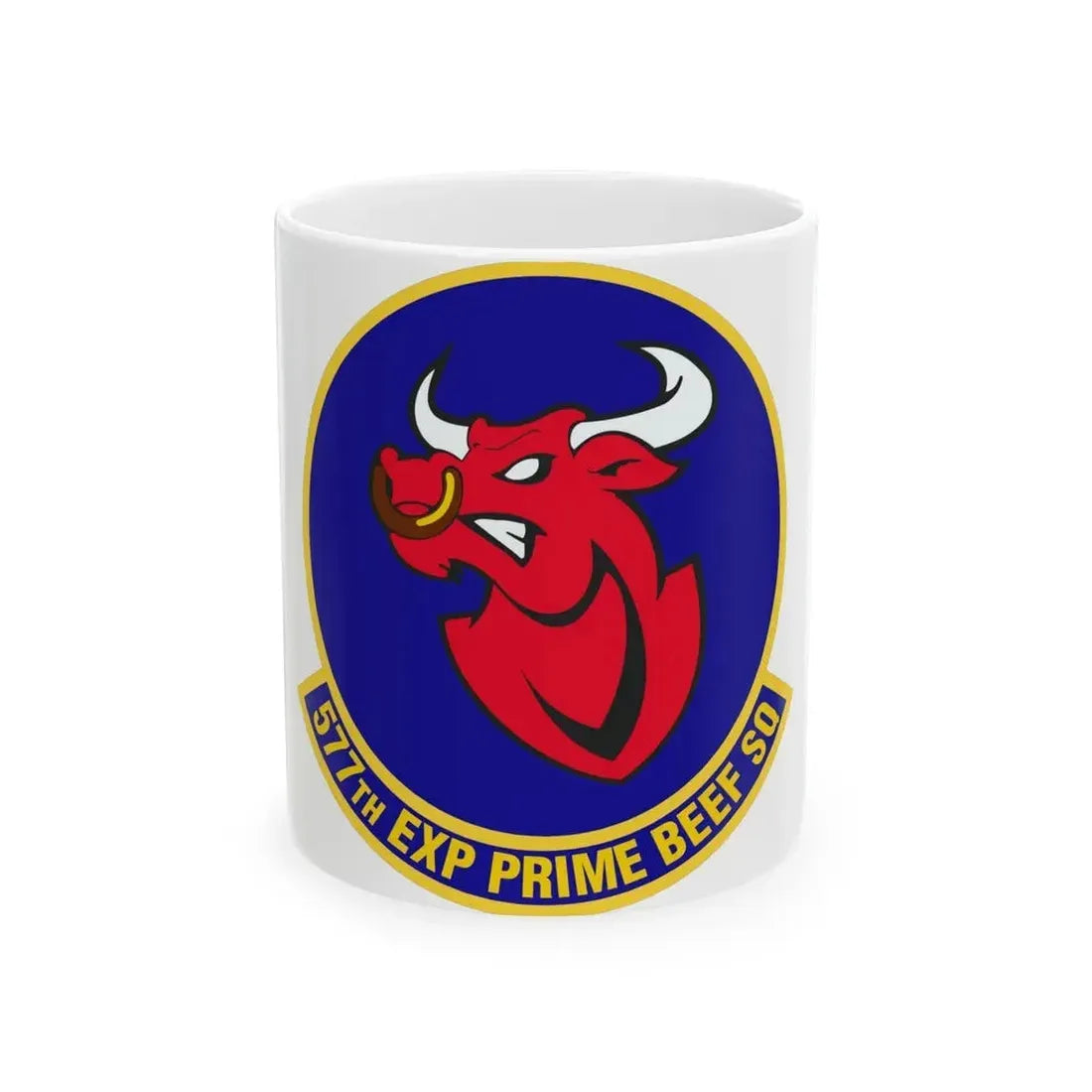 577th Expeditionary Prime Base Emergency Engineer Force Squadron (U.S. Air Force) White Coffee Mug 11oz - Go Mug Yourself