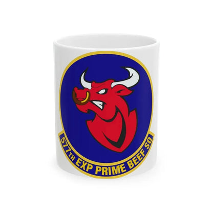 577th Expeditionary Prime Base Emergency Engineer Force Squadron (U.S. Air Force) White Coffee Mug 11oz - Go Mug Yourself