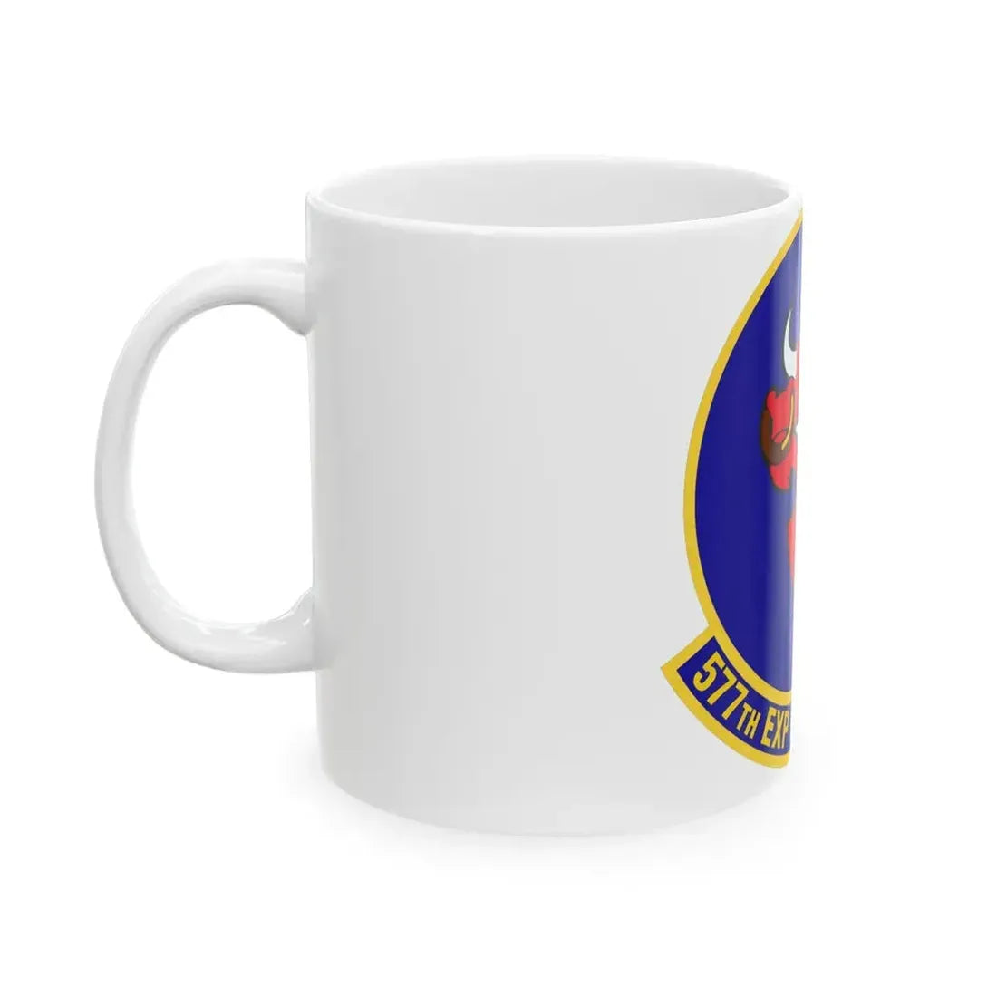 577th Expeditionary Prime Base Emergency Engineer Force Squadron (U.S. Air Force) White Coffee Mug - Go Mug Yourself