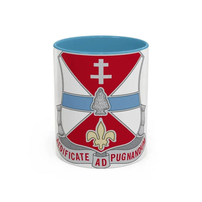 578 Engineer Battalion (U.S. Army) Accent Coffee Mug 11oz Light Blue - Go Mug Yourself