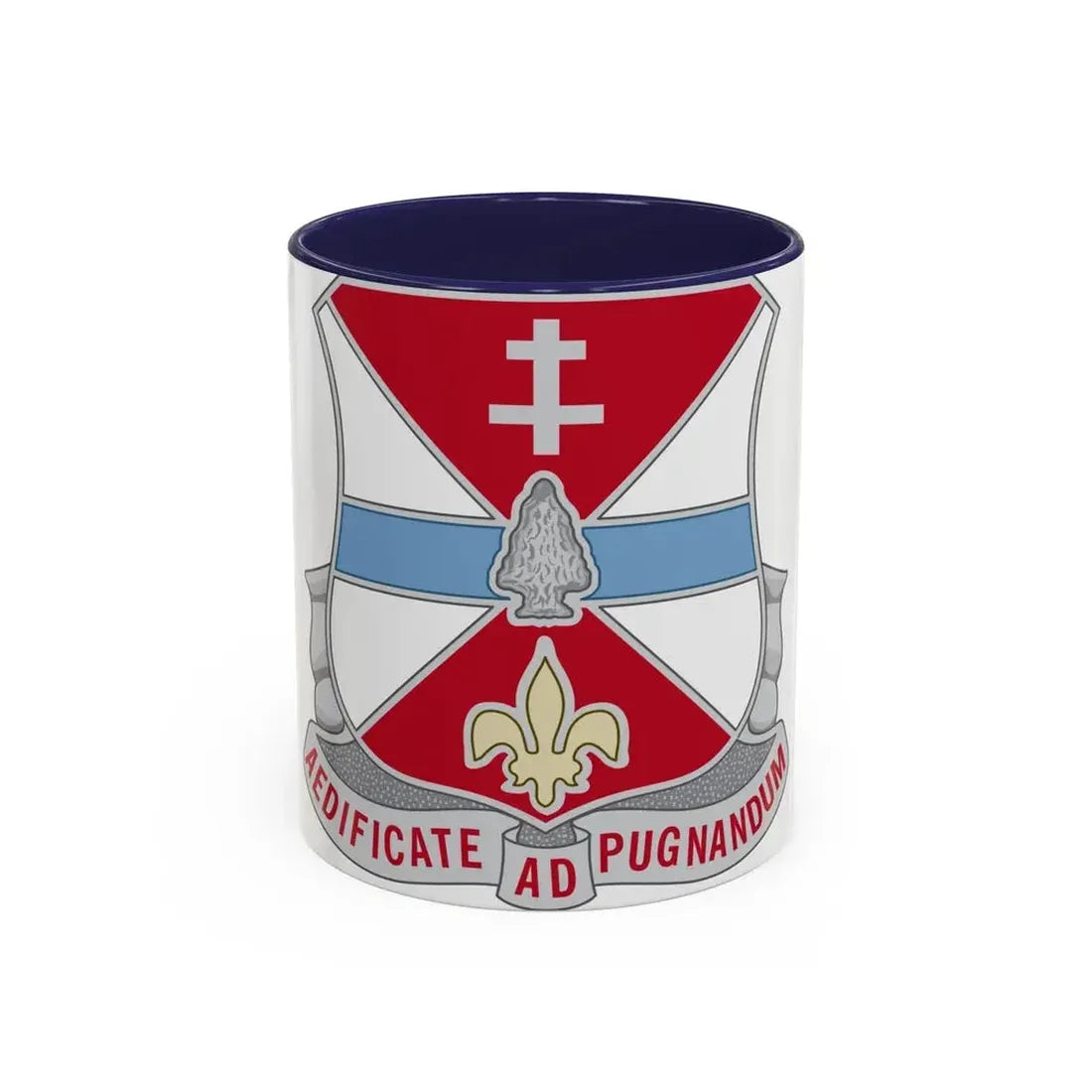 578 Engineer Battalion (U.S. Army) Accent Coffee Mug 11oz Navy - Go Mug Yourself