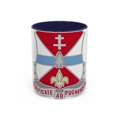 578 Engineer Battalion (U.S. Army) Accent Coffee Mug 11oz Navy - Go Mug Yourself