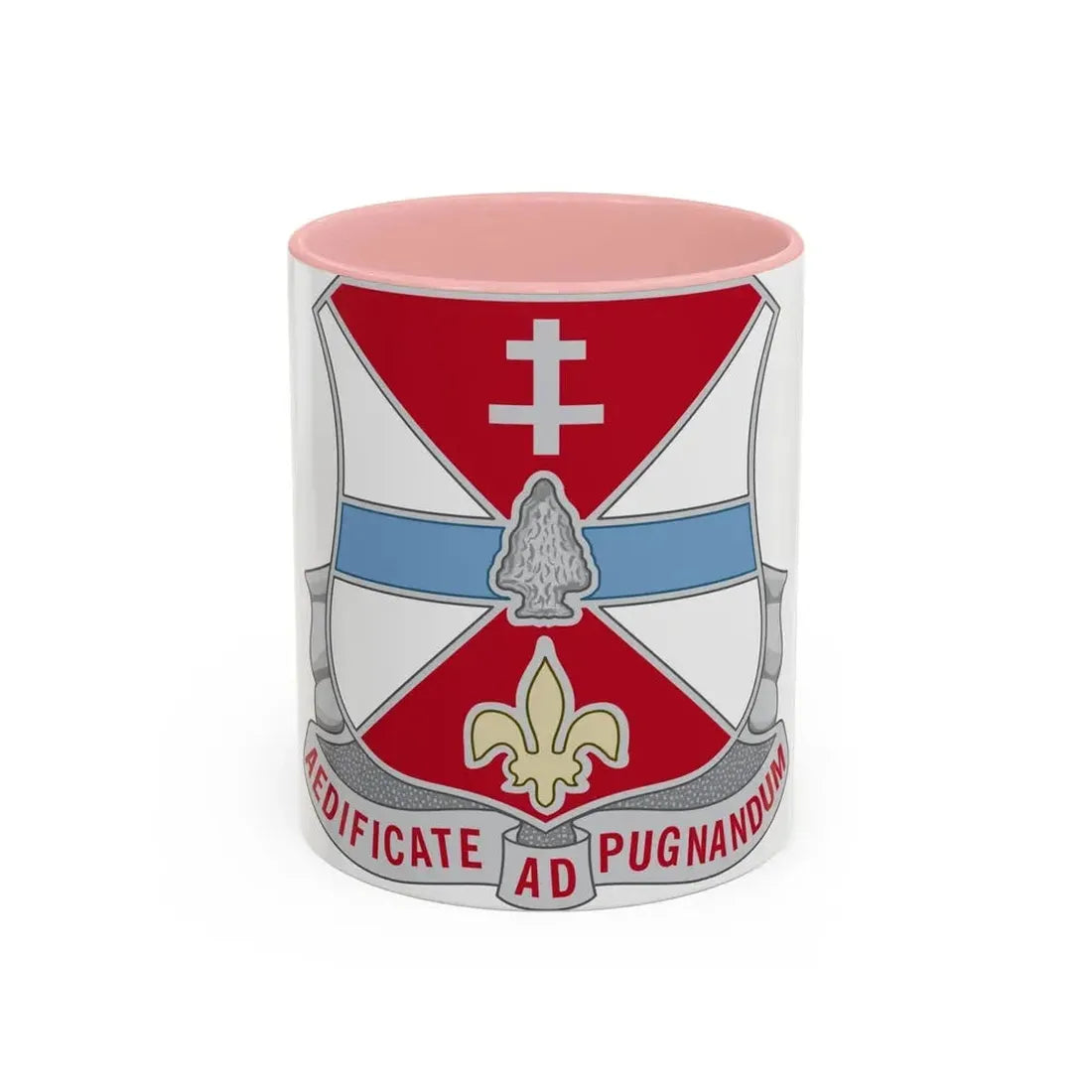 578 Engineer Battalion (U.S. Army) Accent Coffee Mug 11oz Pink - Go Mug Yourself