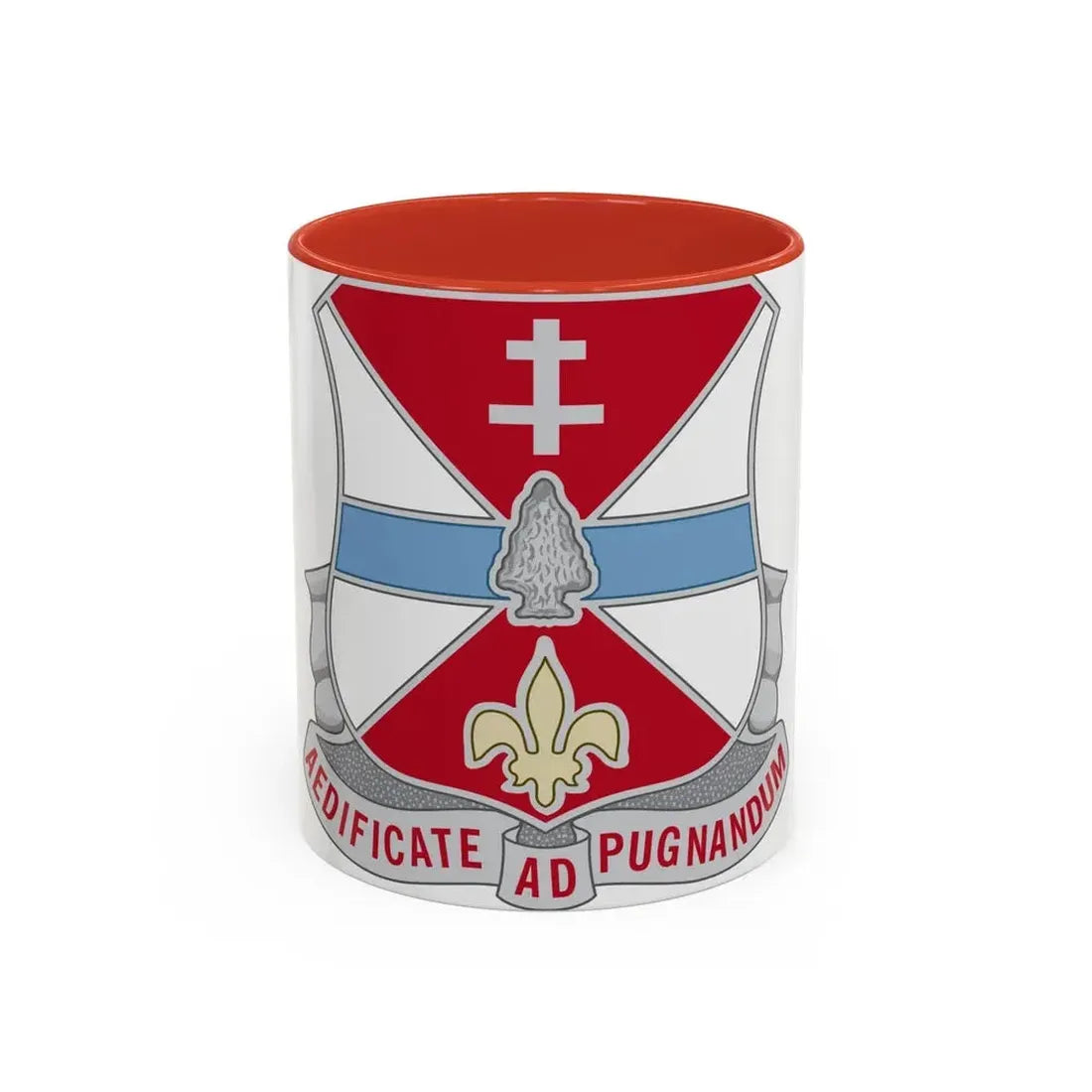 578 Engineer Battalion (U.S. Army) Accent Coffee Mug 11oz Red - Go Mug Yourself