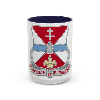 578 Engineer Battalion (U.S. Army) Accent Coffee Mug 15oz Navy - Go Mug Yourself