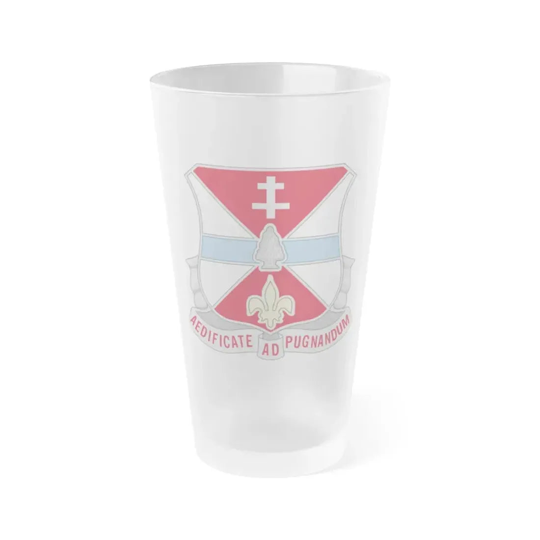 578 Engineer Battalion (U.S. Army) Frosted Pint Glass 16oz Default Title - Go Mug Yourself
