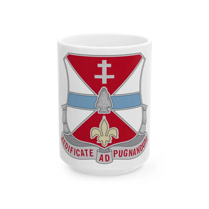 578 Engineer Battalion (U.S. Army) White Coffee Mug 15oz - Go Mug Yourself