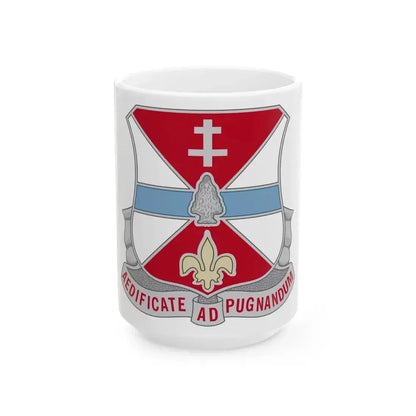 578 Engineer Battalion (U.S. Army) White Coffee Mug 15oz - Go Mug Yourself