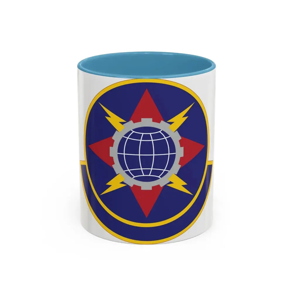 578 Software Engineering Squadron AFMC (U.S. Air Force) Accent Coffee Mug 11oz Light Blue - Go Mug Yourself