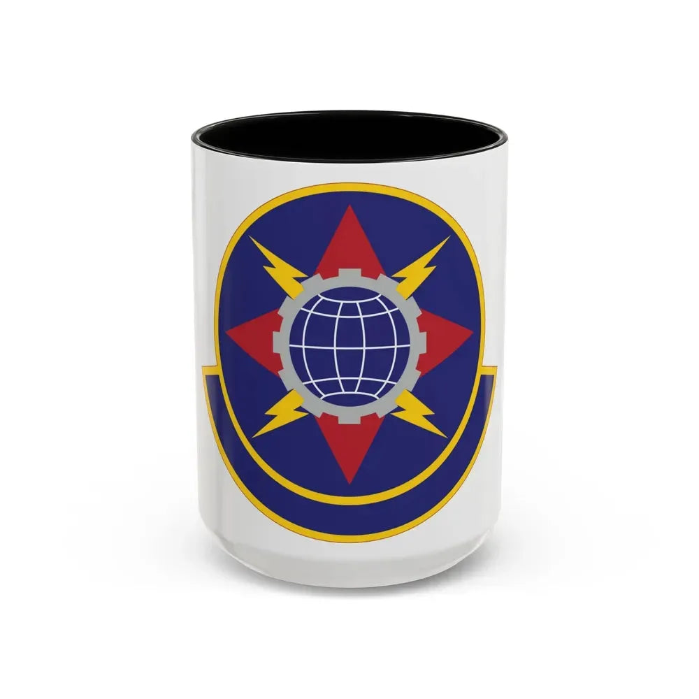 578 Software Engineering Squadron AFMC (U.S. Air Force) Accent Coffee Mug 15oz Black - Go Mug Yourself