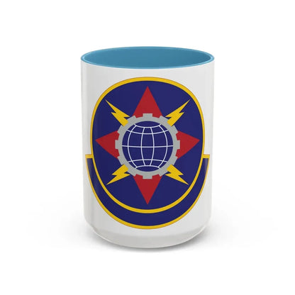 578 Software Engineering Squadron AFMC (U.S. Air Force) Accent Coffee Mug 15oz Light Blue - Go Mug Yourself
