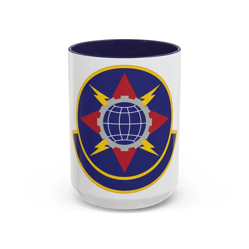 578 Software Engineering Squadron AFMC (U.S. Air Force) Accent Coffee Mug 15oz Navy - Go Mug Yourself