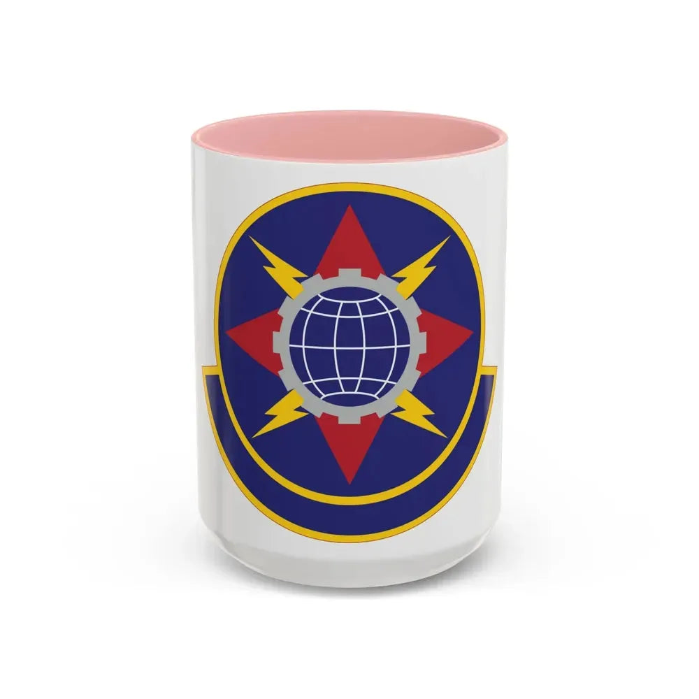 578 Software Engineering Squadron AFMC (U.S. Air Force) Accent Coffee Mug 15oz Pink - Go Mug Yourself