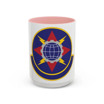 578 Software Engineering Squadron AFMC (U.S. Air Force) Accent Coffee Mug 15oz Pink - Go Mug Yourself