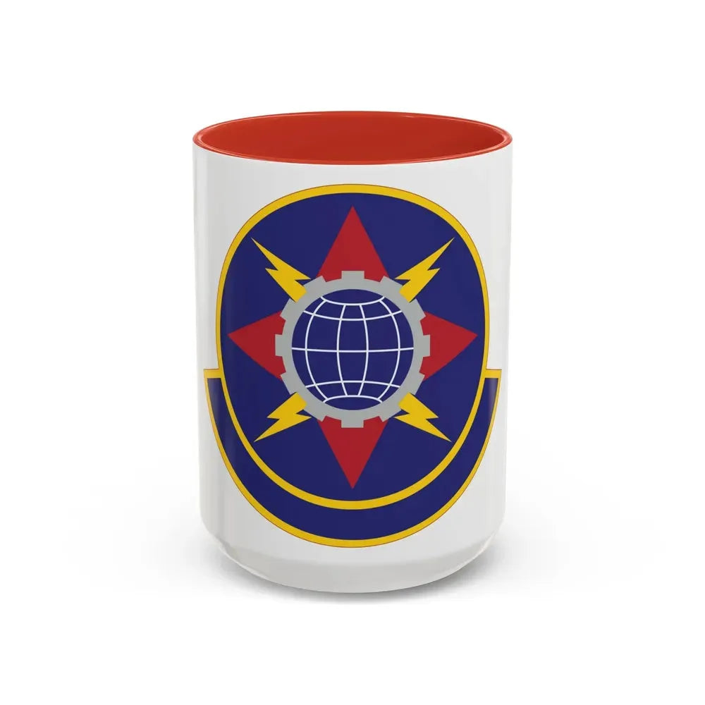 578 Software Engineering Squadron AFMC (U.S. Air Force) Accent Coffee Mug 15oz Red - Go Mug Yourself