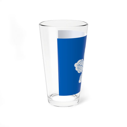 Flag of the Omura Lords of Omura in Hizen Province A (Japan) Pint Glass 16oz