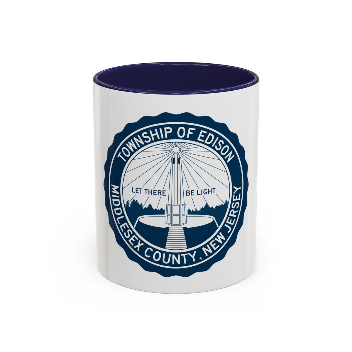 Seal of Edison NJ - Accent Coffee Mug