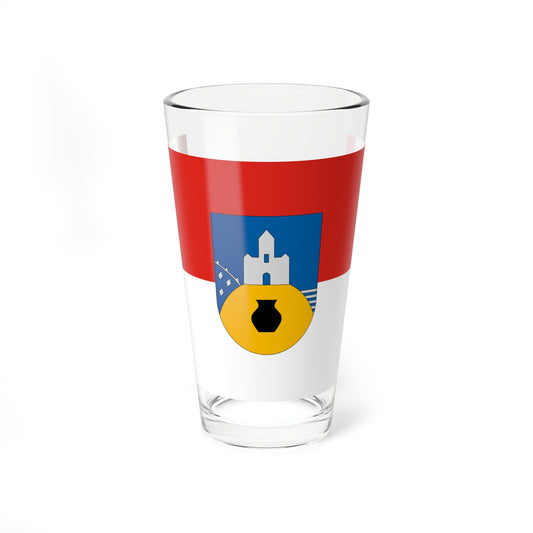 Flag of Gor Hungary (Hungary) Pint Glass 16oz