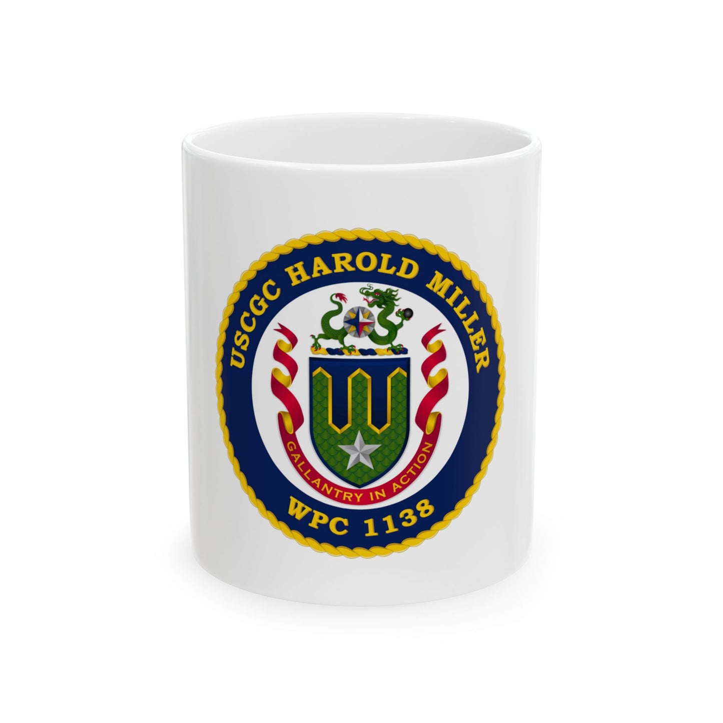 USCGC Harold Miller WPC 1138 (U.S. Coast Guard) White Coffee Mug