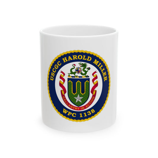 USCGC Harold Miller WPC 1138 (U.S. Coast Guard) White Coffee Mug